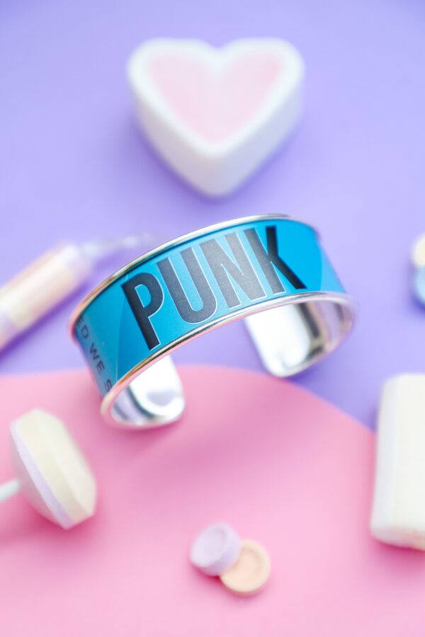 punk Lulu berlue bracelet bijous en canette recyclés