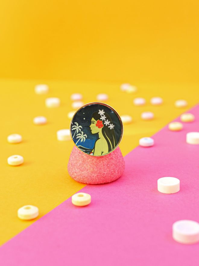 Bague Tahiti en canette recyclée